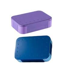 1pc Mini Lunch Box With Compartments, Bento Box For Kids, 900ml Leak-Proof Lunch Container, Suitable For Adults, School, Travel, Microwave/Dishwasher , Birthday/Christmas Gift (Purple) (Green) (Rose Red) (Lake Blue) - Multicolor - View 15