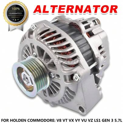 Pulley Included Alternator - For Holden Commodore LS1 Alternators & Generators 12V 140A A003TA7991 A3TA7991 92058857 Commodore VY VT SS VZ VX 1999-2005 VT VU VX VY VZ 1999-2007 Caprice Statesman Adventra Crewman Monaro Berlina Calais