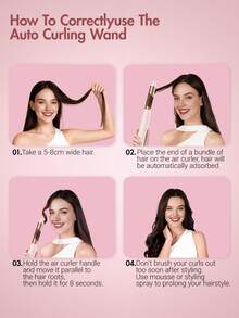 多功能造型工具，五合一造型套装，带来多样化的造型体验，集吹风机、旋转卷发棒、吹风梳和直发梳于一体，轻松满足您的所有造型需求。电机转速高达33000转/分钟，快速吹干头发，三档风速调节，不拉扯、不缠绕，卷发梳不卡发。 - 英規插(220-240V) - 查看 3