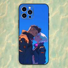 Custodia per telefono Cyberpunk Game E-Edgerunners, compatibile con 16, 15, 14, 13, 12, 11 Plus, Pro Max, XS, X, XR, SE, Mini, 8, 7, in morbido silicone nero - Z3 - Visualizzare 9