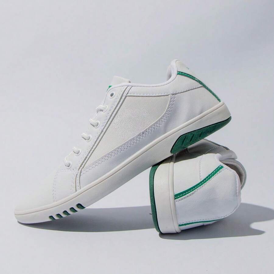 Vegas Casual Premium Men's Sneakers - Style, Comfort And Elegance, Immediate Shipping - 白色 - 查看 1