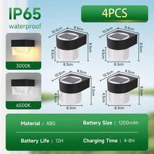 CANMEIJIA Large Size Solar Powered LED Wall Light, Waterproof Crystal Floral Pattern Outdoor Garden Decor Landscape Lighting, Vintage Home Exterior Wall Lamp, Suitable For Garden, Parking Lot, Corridor, Entrance, Patio, Flowerbed, Intersection, Exterior/Interior Wall, Rooftop - Choose Appropriate Size Based On Usage Scenario - Solar Powered Wall Light - View 15