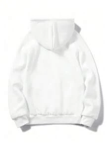 Iron-MandoS  Japanese Anime Cartoon Pullover Hoodies Printed Hoodies Men's And Women's Hoodies Vintage Unisex Hoodie With Pockets Long Sleeve Casual Top Men & Women Graphic Hoodies & Sweatshirts Funny Hoodie Spring Autumn And Winter Streetwear Clothes For Male & Female - 白色 - 查看 3