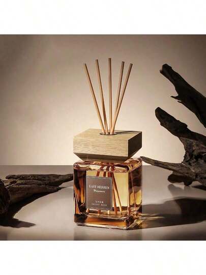 1pc, 200ml/500ml Hotel Grade Flameless Fragrance Oil Rattan Reed Diffuser, Long Lasting Scent - Suitable For Home, Bedroom, Living Room, Bathroom And Various Occasions. Elegant Bedroom Decor, Home Decor, Romantic. Suitable For Deodorizing, Freshening, Home Use, Indoor Decor, Fragrance Oil, Bathroom