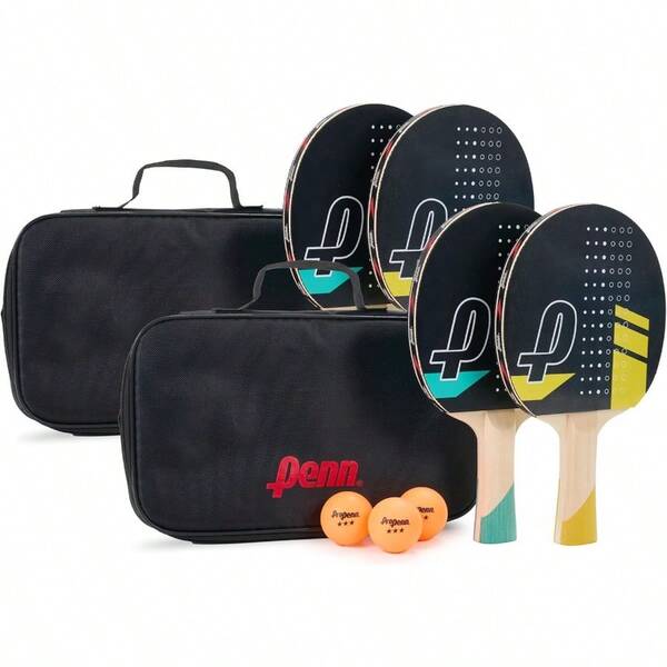 Y5.0 Professional Ping Pong Paddles Choose Single Table Tennis Paddle Or Deluxe 2 Or 4 Player Kit With Balls And Storage Casey