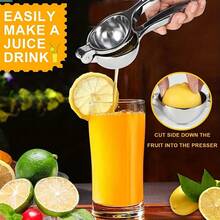 1 Pcs Portable Kitchen Tool For Squeezing Oranges, Lemons, And Other Fruits, This Manual Juicer Is Compact And Practical For Home Use - 1 Pcs - View 9