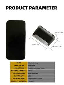 Solar Powered LED Lights, Solar Deck Lights Outdoor Solar Step Lights, Suitable For Stairs, Landscape Lighting, Steps, Fences, Yards, Patios, Touch Lights And Pathways, Available In White Light/Warm Light