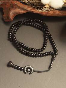 1 chiếc 99 hạt chuỗi hạt cầu nguyện Ả Rập Saudi Trung Đông, tràng hạt Tasbih Ả Rập, hạt chuỗi cầu nguyện Hồi giáo, hạt chuỗi cầu nguyện Acrylic Tasbih - Nhiều màu - Xem 3