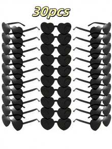 5pcs/Set Women's Heart Shaped Fashion Fashion Glasses, Casual, Elegant, Made Of PC (Polycarbonate), Suitable For Beach, Holiday And Daily Life, Multi-Color For Summer Beach Vacation,Outdoor,Travel