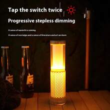 Cycle Zone Outdoor Camping Rechargeable Telescopic Lighting, Dual-Color Atmosphere Magnetic LED Work Light, Portable Tent Lamp