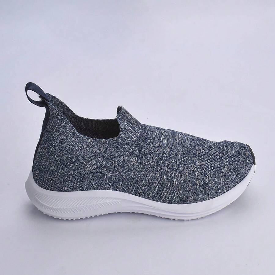 Tênis Infantil Kidy Energy Respitec Calce Fácil Super Conforto Slip On Seguro Flexível Anatômico - Azul Marinho - Visão 1