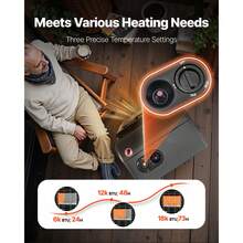Propane Heater, 6000 To 18000 BTU Propane Cabinet Heater With 3 Modes Temp Settings & Tip-Over Protection, Garage Radiator Heat Up To 450 Sq.Ft, For Camping,Garage, Patio,Indoor/Outdoor - Cabinet Type 14-18K - View 4