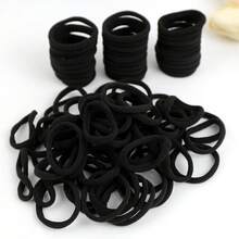 200/100/50/20 Black Zip Ties, Made Of Solid Polyester Material, Suitable For Thick And Curly Ponytails. Male And Female Hair Ties Are Suitable For Hair, Zip Ties, Christmas Makeup, Bridal Makeup, Outdoor Hairstyles, Showers, And Elastic Bands In Daily Life ,Ponytail Holders ,Hair Elastics ,Hair Rubber Bands ,Scrunchies ,Hair Rope ,Elastic Hair Tie