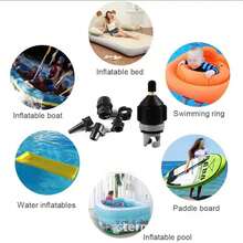 空气阀适配器防尘耐磨划艇空气阀适配器尼龙皮划艇充气泵适配器适用于板船充气泵适配器桨船皮划艇空气阀泵连接器组合套件黑色/橙色