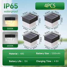 CANMEIJIA Large Size Solar Powered LED Wall Light, Waterproof Crystal Floral Pattern Outdoor Garden Decor Landscape Lighting, Vintage Home Exterior Wall Lamp, Suitable For Garden, Parking Lot, Corridor, Entrance, Patio, Flowerbed, Intersection, Exterior/Interior Wall, Rooftop - Choose Appropriate Size Based On Usage Scenario - Solar Powered Wall Light - View 17