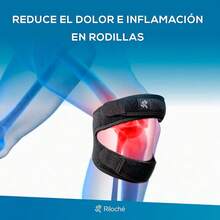 Riloché® Rodillera deportiva ajustable. Rodillero con soporte de rotula. Rodilleras voleibol, corredores, futbol, rodilleras. Rodillera elastica neopreno. Knee sleeves. Knee pads. Knee brace - 1 Pieza - Ver 5