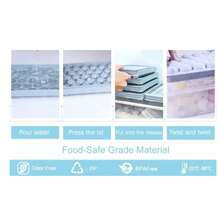 Mini Sphere Ice Cube Tray X 2 And Holder Blue - Blue - View 4