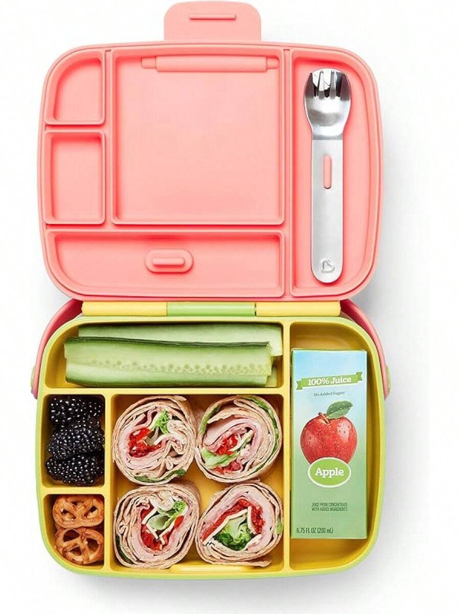 Caja Bento Amarilla para Niños Pequeños - Verde - Ver 1