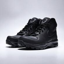 男款 NIKE MANOA 皮革中帮休闲运动鞋 HF7095-001 - 黑色 - 查看 5