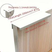 4 件现代哑光黑色铝制橱柜把手 - 光滑的指边拉手，适用于橱柜、抽屉和厨房拉环 - 6 英寸/150 毫米长，耐用、易于安装，多功能五金件