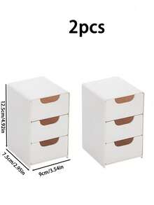 1pc Desktop Storage Box, Multi-Purpose Mini Plastic Storage Box With Drawer, Suitable For Desktop Or Wall-Mounted - Space Saving, Can Hold Cosmetics And Accessories, Handbag Shape Design, Mixed Colors, Portable Jewelry Box, Small Jewelry Box, Home Jewelry Organizer, Travel Organizer, Mini Storage Box, Travel Jewelry Zipper Box - Multicolor - View 11