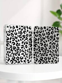 Ốp lưng chống sốc hai mặt bằng acrylic trong suốt, in họa tiết da báo đen thanh lịch và dễ thương này tương thích với iPad thế hệ thứ 7, 8 (10.2 inch) và 10. Ốp có khe cắm bút tích hợp và hỗ trợ chức năng bật/tắt màn hình. Đây là lựa chọn quà tặng lý tưởng cho các dịp lễ và năm mới. - Nhiều màu - Xem 7