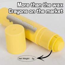 1 pieza Barra de pigmento sólido de secado rápido - Secado en 90 segundos, Set de 6 colores y Set de 12 colores, Adecuado para artistas, adolescentes, estudiantes - Colores vibrantes, Aplicable para aprendizaje, oficina y efectos acuarela, Textura de crayón vívida. Aprendizaje, oficina, acuarela 3 en 1. Herramienta creativa para niños y niñas. Regalo de cumpleaños, herramienta de pintura, regalo de Navidad - Multicolor - Ver 6