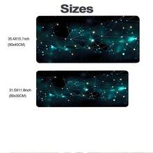 1 件蓝黑色设计 - 加长桌垫，防滑橡胶底座，硅藻土材质，适合日常办公使用 - 青黑色設計 - 查看 5