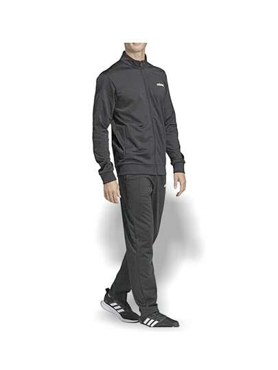 Adidas Men Sports Tracksuit Lightweight Soft Breathable Quick Dry Comfortable Stretch Easy To Clean Elastic Waist Cuffs Logo Versatile Gym Running Daily Commuting Training Travel Spring Autumn Black DV2470