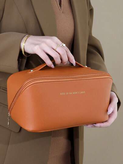 1pc Portable Cosmetics Storage Bag, Large Capacity Multi Color Storage Bag, Multi Compartment Cosmetics Classification Storage, Beauty Tools And Cosmetics Storage Bag, School Dormitory Camping Multifunctional Tool Bag, Suitable For Cosmetics, Skincare Products, Super Small Foldable Hair Dryer Storage, Beauty And Hairdressing Tool Storage, Makeup Pouch, Cosmetic Bag, Large Capacity, Large Makeup Bag, Christmas Gifts, Pouch, Travel, Pouch, Clutch / Small Handbag, Makeup Organizer, Pouch, Brush Holder, Mini Pouch, Large Capacity Pouch