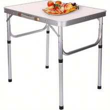Small Table Folding Table Adjustable Height Top For Home Party