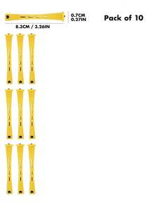 40pcs Perm Rods Set - Create Natural Waves & Curls With 4 Sizes Of Hair Rollers - Perfect For DIY Hairdressing & Styling Of Long, Medium & Small Hair, Hair Tools, Hair Products And Accessories For Barber Salon Beauty Travel Essentials, Back To School, Travel Holiday Essentials, Hair Accessories For Women, Slick Back Brush, Barber Accessories, Hair Dryer, Hair, Barber, Hair Dryer, Hair Hair Products, Hair Tools, Hair Stuff, Hair Care, Curly Hair Brush, Hairdressing Equipment,Travel Essentials,Travel Essential,Hairstyle,Hairdressing,Hair,Travel,Hair Products,Hair Tools,Hair Stuff,Barber,Barber Accessories,Barbershop,Hairdressing Equipment - Yellow - View 8