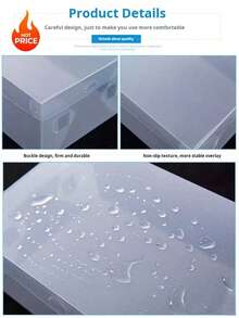 6 piezas/12 piezas/20 piezas Juego de cajas de zapatos de plástico transparente - a prueba de humedad, a prueba de agua, con orificios de ventilación, diseño plegable que ahorra espacio para almacenamiento de zapatos en el dormitorio, caja de almacenamiento de zapatos para el hogar y la vida/almacenamiento y almacenamiento/almacenamiento de zapatos/estante de zapatos