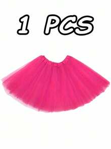 适合 3-12 岁女孩的芭蕾舞裙，三层芭蕾舞服装，适合万圣节家庭派对芭蕾舞圣诞节礼物 - 彩色 - 查看 7