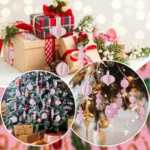 10/20 件圣诞树挂饰 PVC 圣诞粉色拐杖糖棒棒糖装饰圣诞挂饰生日派对装饰工艺品适用于节日圣诞树派对、圣诞树、圣诞老人、圣诞装饰、姜饼屋、圣诞礼物圣诞树挂饰、圣诞礼物 - 粉色 - 查看 7