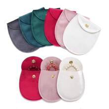 1pc/10pcs/50pcs Velvet Gift Bags, Jewelry Packaging Bags, Jewelry Gift Bags, Wedding Birthday Party Candy Bags, Earring Bracelet Necklace Compact Storage Bags, Party Confetti Celebration Gift Wrap Bags