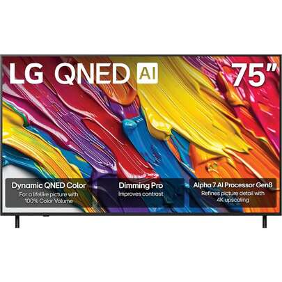 LG 75QNED82A 75 Inch Class 82A Series QNED AI 4K Smart WebOS TV (2025)