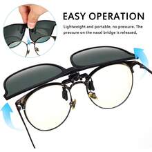 ¡RecomendadoBESPORTBLE 3 Pares De Clips Para Gafas De Sol Polarizadas - Accesorios Prácticos Para Hombres - Clips De Presión Para Lentes Graduados y Gafas De Sol Ideales Para Conducir Pescar o Viajar¡Top de Temporada - 1 - Ver 6