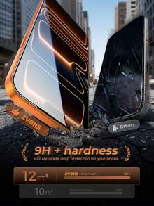 ZYONS 2pcs Tempered Glass Screen Protector Full Screen Coverage High Transparency Tempered Glass Screen Film Compatible With IPhone 17 Pro Max/17 Air/16e /16 Plus/16 Pro Max/15 Pro Max/14 Pro Max/13 Mini 12 11 Pro Max X XR XS Max Protective Glass Film, Anti-Fingerprint, Clear HD, 9H Hardness, Shockproof, Perfect Adhesion, Case Friendly