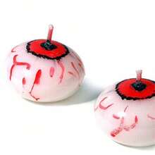 Bougie oeil flottante lumineuse, décoration de fête d'Halloween