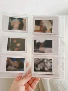 120/240 Slot Card Holder Album, Business Card Holder, Transparent Card Sleeves, Large Capacity For Movie Tickets, Postcards, Bank Cards And ID Cards - Clear - View 8