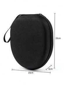 1pc Hard Shell Portable Headphone Case, Headphone Travel Storage. Earphone Bag, A Universal Handheld Headphone Container For Outdoor Home Use. Digital Storage Pouch