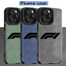 Estuche de teléfono con logotipo de F1, elegante y de moda, para for  16/16 Pro/16 Plus/16 Pro Max/15/15 Plus/15 Pro/15 Pro Max/14/14 Plus/14 Pro/14 Pro Max/13/13 Pro/13 Pro Max/12/12 Pro/12 Pro Max/11/11 Pro/11 Pro Max.Estuche de teléfono de alta calidad, resistente a caídas y suciedad, con cobertura completa.~XXTYFMP - Gris/Verde - Gris F1/Verde F1465SC - Color mezclado 2 - Ver 3