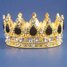 1pc Baroque Crystal Tiaras And Crown Party Rhinestone Prom Diadem Headband Crown Tiara