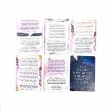 Englische Version der Soul Truth Oracle Karten für intuitive Aromatherapie, enthält 44 Einblickskarten, Divinations-Tischspiele, Familienparty-Unterhaltungsspielkarten, Geschenkspiele