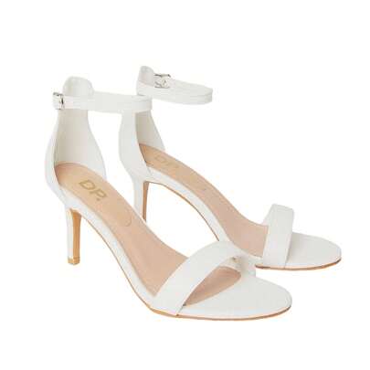 Dorothy Perkins Womens/Ladies Tasha Barely There Stiletto Heel Sandals (White) - 100% Mixed - (DP4720)