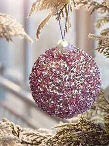 4 buc - Ornamente de Crăciun cu globuri, Decorațiuni de Crăciun, Globuri de Crăciun, Decorațiuni de nuntă, Petrecere, Sărbători, Decorațiuni de masă pentru brad mic