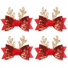 1/2/4 件宠物狗猫鹿主题发夹，适合日常使用/圣诞节 - 彩色 - 查看 15