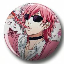 1枚4.4厘米/1.73英寸万圣节图案安全别针徽章，纽扣徽章，胸针徽章，适合别在衣服、包包、背包上，是送给家人和朋友的趣味礼物 - 彩色 - 查看 4