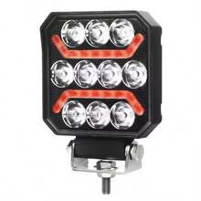 1 个 AURUM BEAM 30W 八角形 4 英寸 LED 工作灯，越野辅助灯，带独特的日间行车灯，适用于卡车、轿车、SUV、拖拉机、叉车和货车